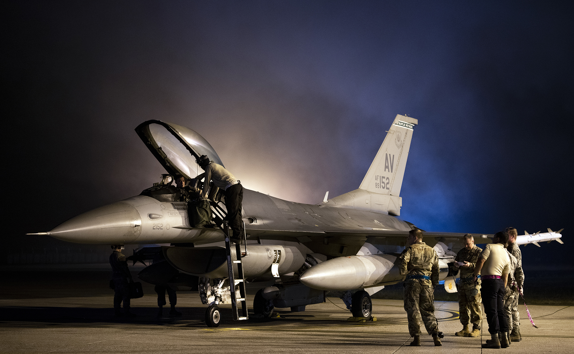 555th Fighter Squadron F-16