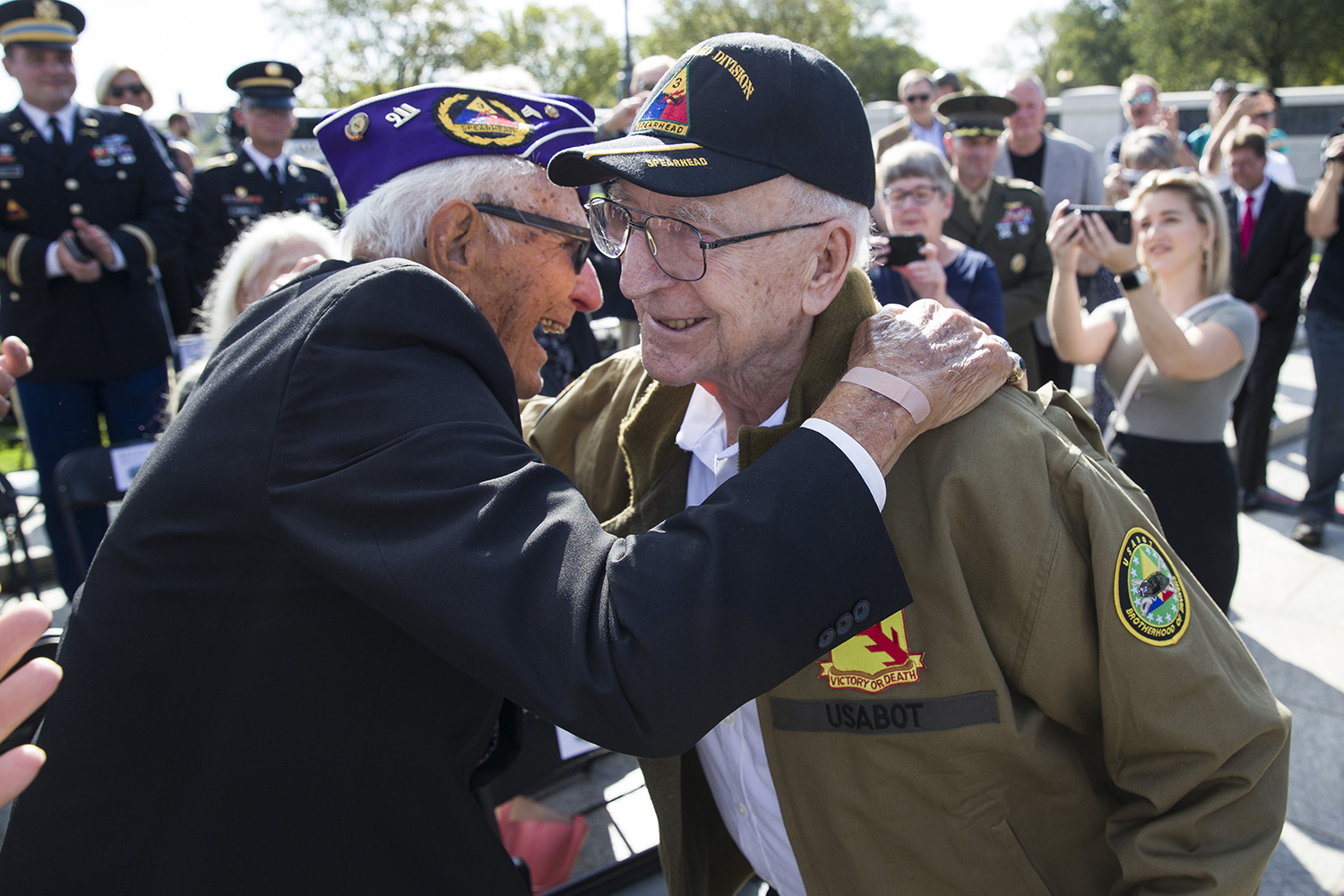World War II veteran Clarence Smoyer